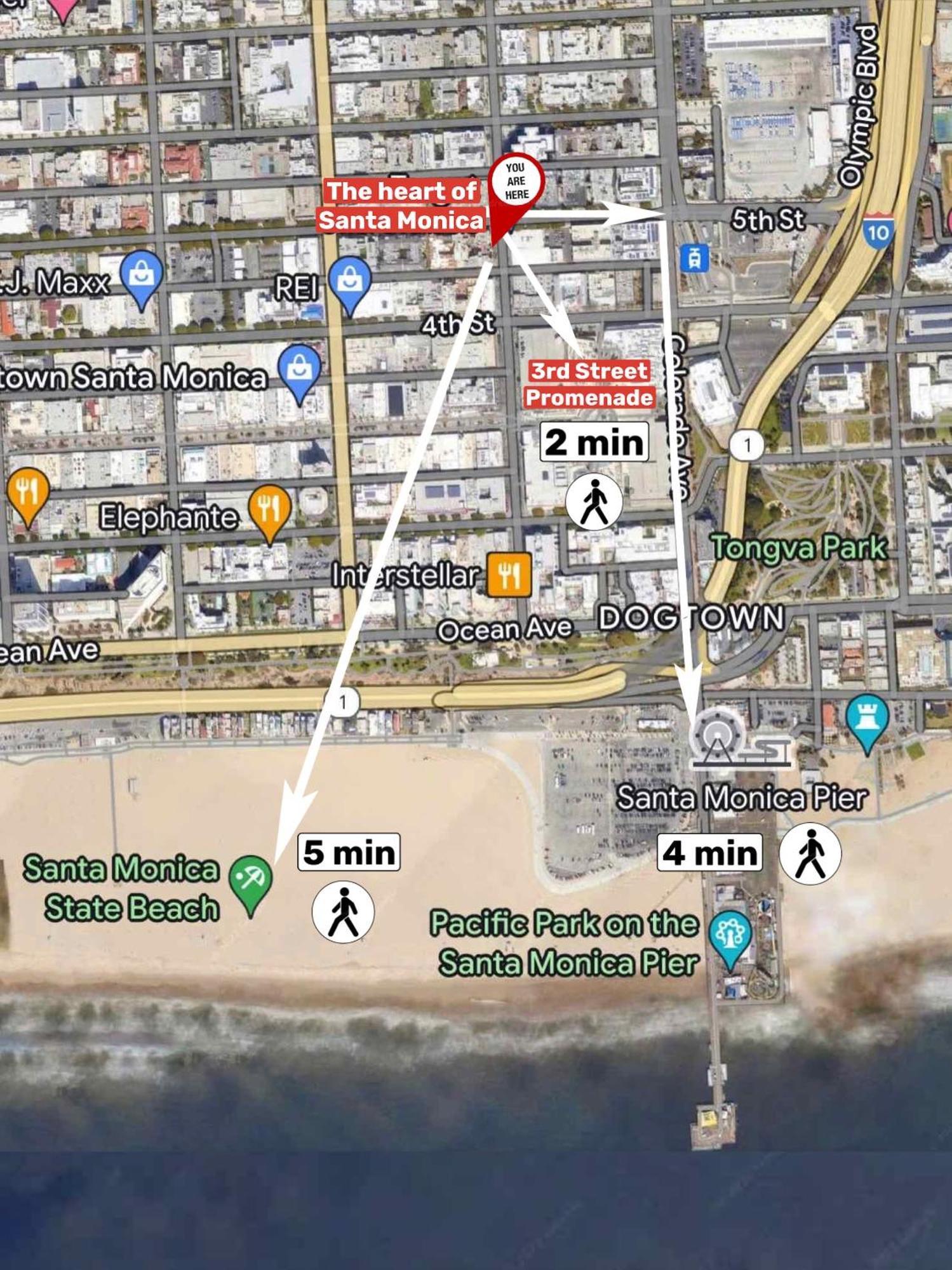7 Large Down Town Santa Monica Apartment Los Angeles Exterior foto